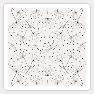 Dandelion pattern Sticker